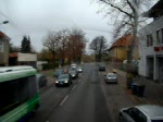 Mitfahrt in einen Doppeldecker von MAN. Hier zwischen Teltow Zehlendorfer Strae und Berlin Alt-Schnow. Das schne an den Bus sind die Fahrtgerusche die man sehr deutlich hren kann.