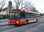 Wg.4108 vom Typ MB O405N2 der BSAG mit Werbung f�r Harrys Fliesenmarkt auf der Linie 21 nach Sebaldsbr�ck an der Hst. Horner Kirche. Da diese Wagen schon 1994 gebaut worden sind haben sie einen Motorsound wie ein N1 was man auch deutlich h�rt :D