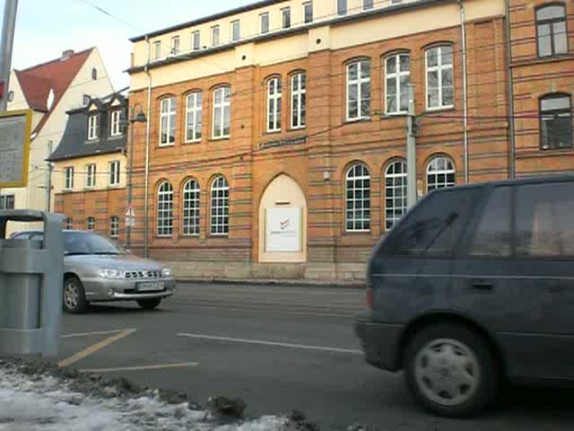 MAN-Eindecker auf der Linie 17 nahe der Haltestelle Stadtzentrum.(17.2.2010)