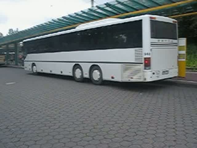 setra s 317 ul kvg stade macht gerade leerfahrt.