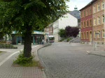 BLK-V1003, ein MAN Lion´s City, kommt am 05.06.2009 aus Richtung Langendorf - Sdring als Linie 9 auf dem Busbahnhof in Weienfels an und fhrt weiter zur Abfahrtshaltestelle seiner nchsten Tour.