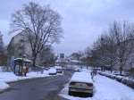 Ein Bus der Linie 396 nach S Nldnerplatz fhrt an der Haltestelle Ilsestrae in Berlin ein. Es handelt sich um einen MB Citaro - von diesem Bustyp sind in Berlin in den letzten Jahren 4 Fahrzeuge abgebrannt. Marksburgstrae, 2.1.2010