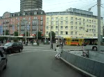 Gefilmt aus MAN Niederflurgelenkomnibus bei der fast berholung der Linie 50 zum Euro Airport.