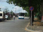 Ein Neieverkehrbus am 08.09.08 am Forster Busbahnhof .