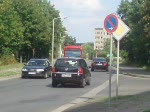 Bus 253 ist am 23.08.08 in Cottbus-Ströbitz unterwegs .