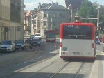 Bus 250 ist am 30.08.08 an der Stadthalle .