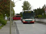 Wg.0164 vom Typ MB Citaro G der KVIP als Shuttelbus am Airbus Familien Tag als E50 nach Rschpark Fhre in Finkenwerder.