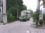 Ein Steyr Diesel aus dem Jahr 1955. Er verbindet den Bahnhof Jenbach (A) mit verschiedene Ausflugsziele....