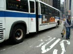 M6 nach South Ferry in Manhattan. Aufgenommen am 12.04.08 - GMC-RTS (Rapid Transit Series)