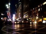 Natrlich werden auch nachts Videos von New Yorker bussen gemacht. Hier GMC-RTS (Rapid Transit Series) aufm Broadway/Times Square. Aufgenommen am 12.04.08